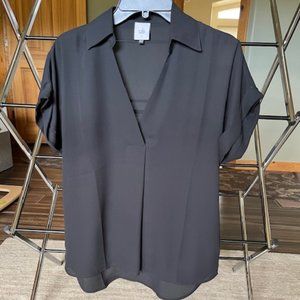 Cabi Black Drapey Blouse